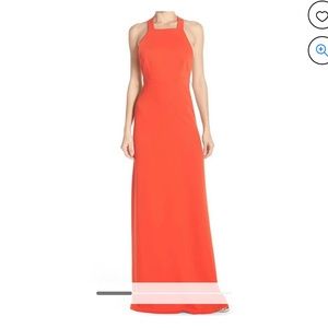 Brand: Jill Jill Stuart Sz:8
Women's T-Strap Sleeveless A-Line Gown